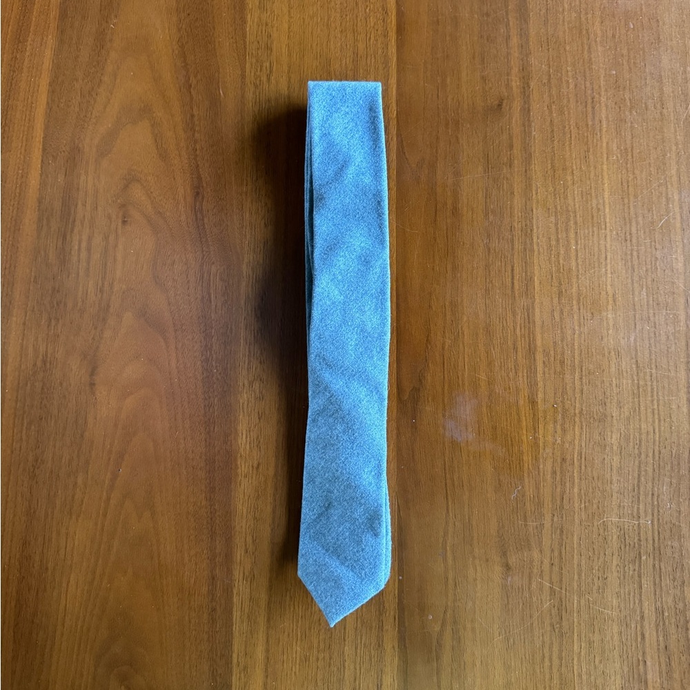 J. Crew gray wool tie